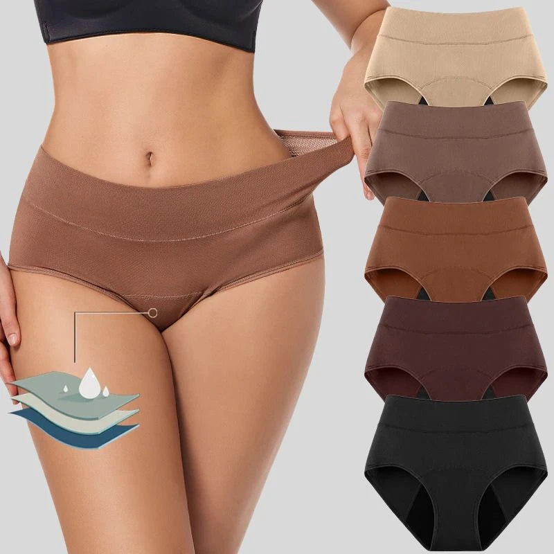 Culottes Menstruelles Absorbantes | Protection Maximale & Confort | 3 Couches Anti-Fuites | Lavables & Écologiques