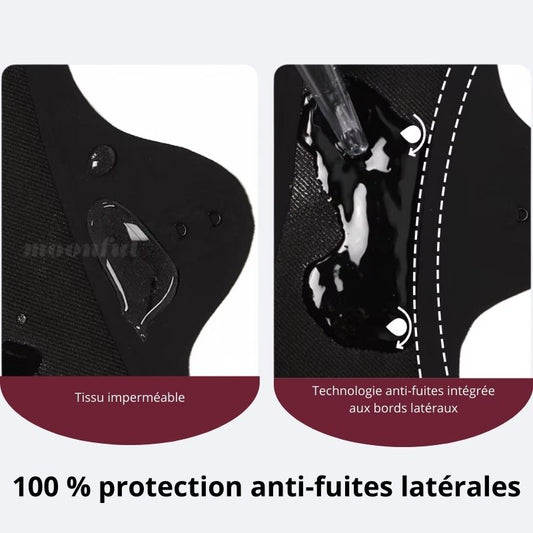 Serviettes Menstruelles Réutilisables | Absorption Rapide & Confort Exceptionnel | Sans Couture & Lavable