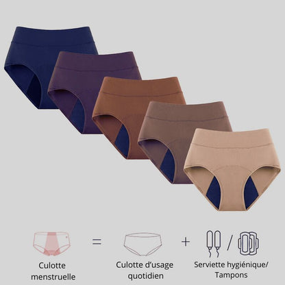 Culottes Menstruelles 3 Couches | Absorption Maximale | Idéales pour Maternité & Incontinence | Respirantes & Imperméables